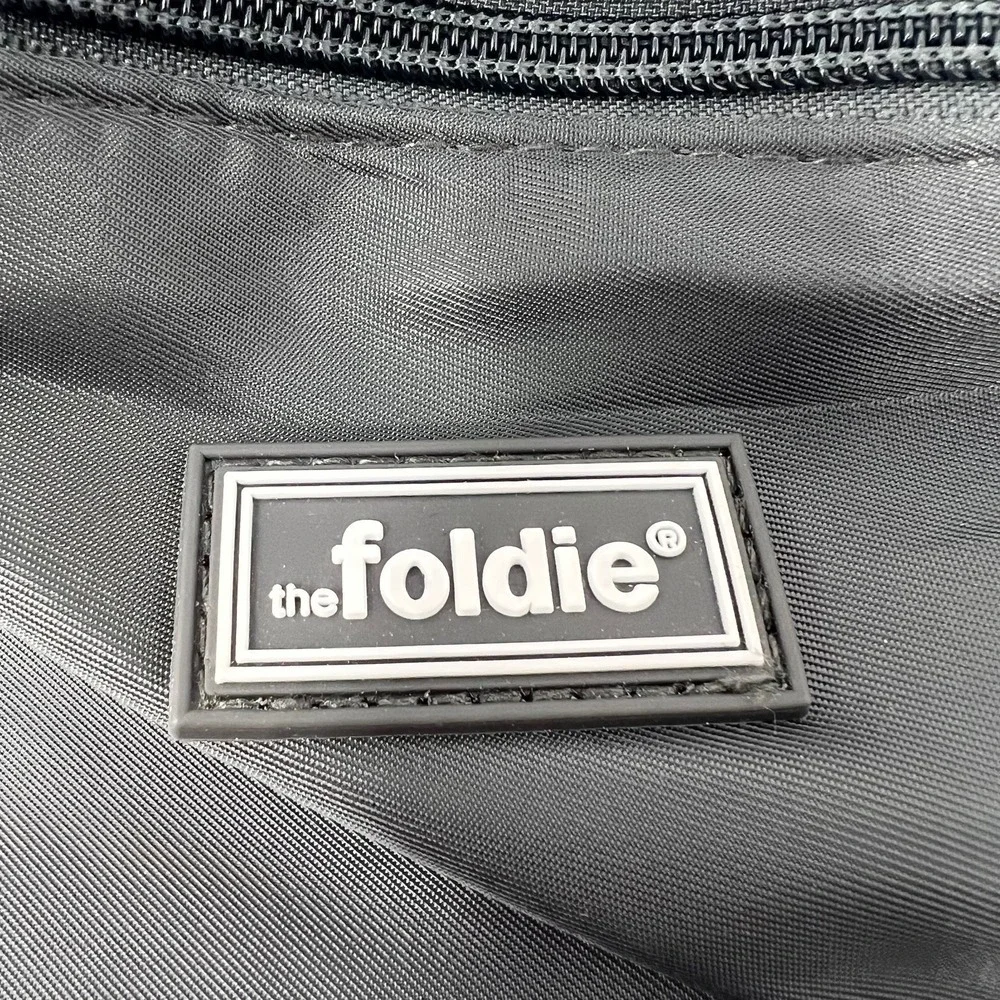 The Foldie WAIST FANNY PACK Crossbody Belt Bag GRAY Nylon Travel RFID